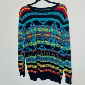 Tribal Long Sleeve Sweater